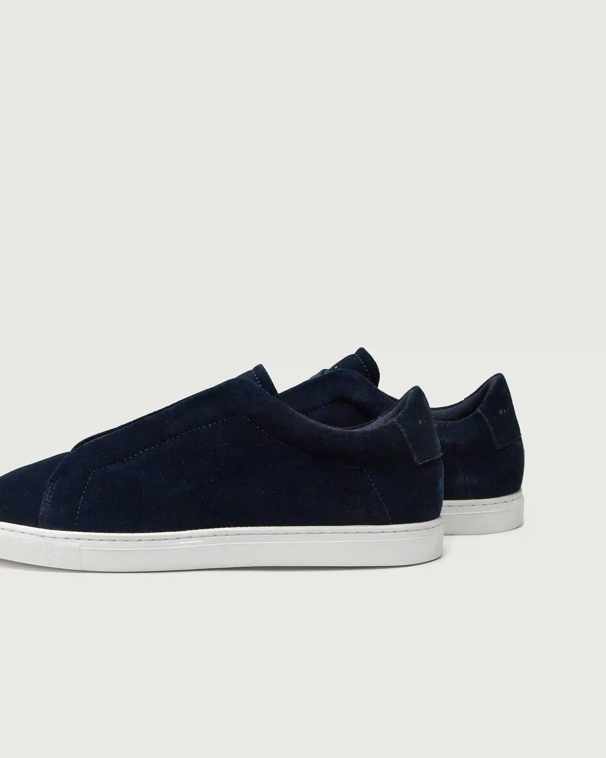 Low 1 Laceless | Navy Suede