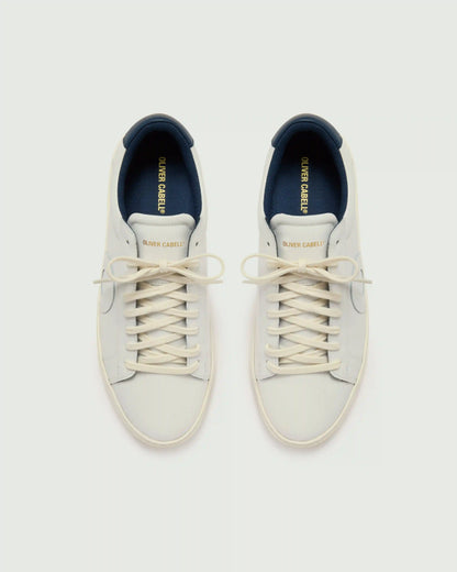Low 1 | White / Navy / Ivory (Orthopedic)